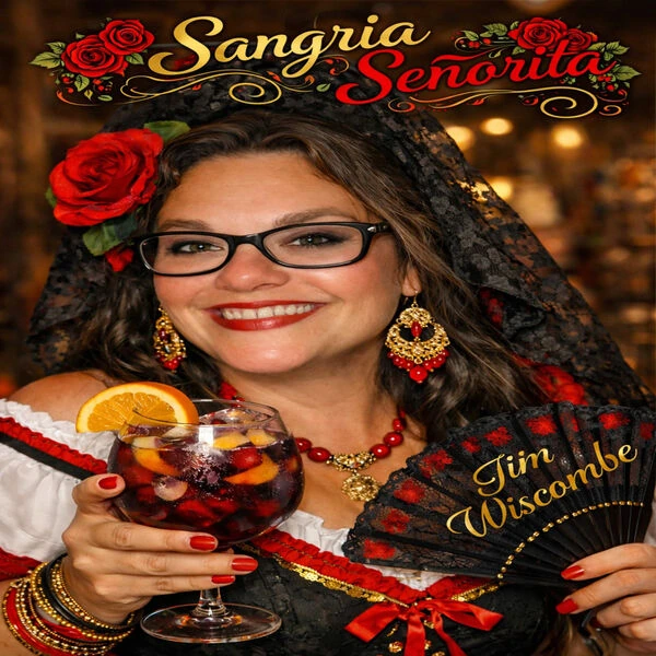 Sangria Senorita album cover by Jim Wiscombe